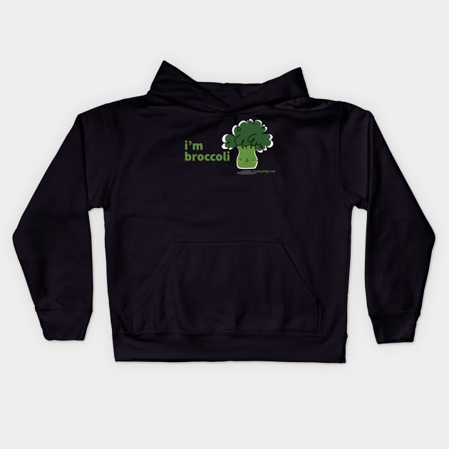 I'm Broccoli Kids Hoodie by ToughPigs